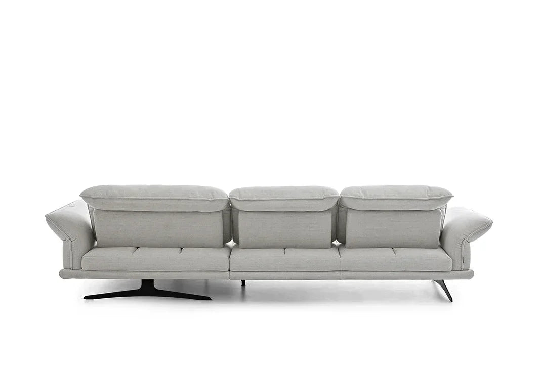 W.SCHILLIG Longchair olivia 24670 (B=343 cm) Stoff S75/21 light grey - Komfortmöbel24