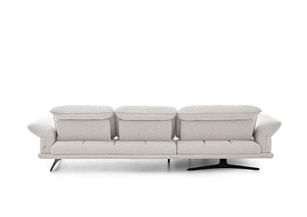 W.SCHILLIG Longchair olivia 24670 (B=323 cm) Stoff V88/44 ivory - Komfortmöbel24