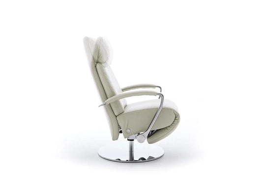 W.SCHILLIG Relax-/Funktionssessel jupiter 2 Leder Z73/43 cream white - Relaxsessel
