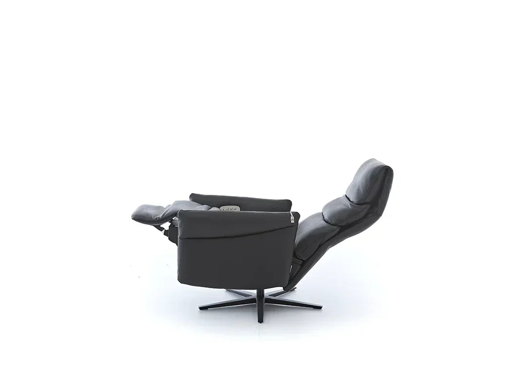 W.SCHILLIG Relax-/Funktionssessel TIMEtoChill 32645 MM50B Leder Z73/99 nachtschwarz - Komfortmöbel24