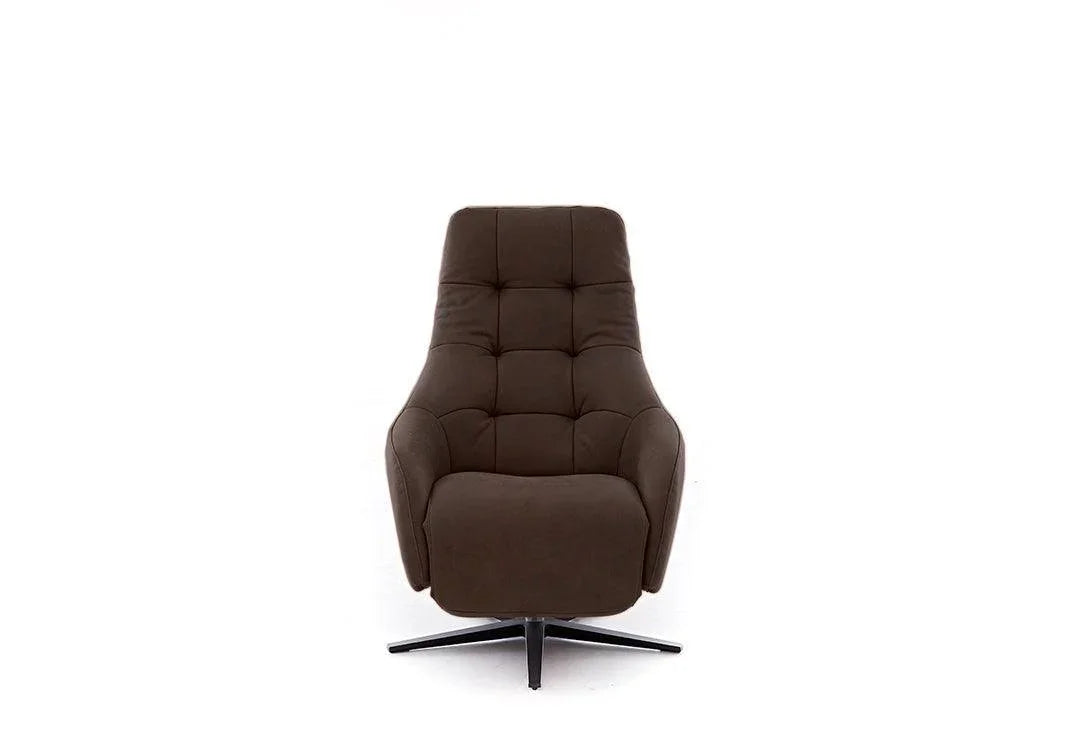W.SCHILLIG Sessel filippoo 32702 in Leder Z78/54 espresso - Komfortmöbel24