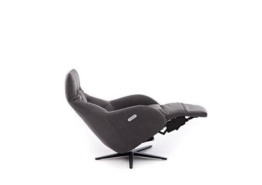 W.SCHILLIG Sessel filippoo 32702 in Leder Z78/95 graphite - Komfortmöbel24