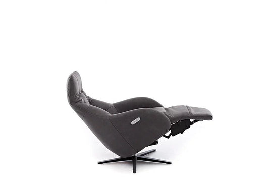 W.SCHILLIG Sessel filippoo 32702 in Leder Z78/95 graphite - Komfortmöbel24
