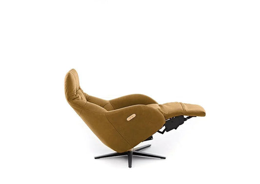 W.SCHILLIG Sessel filippoo 32702 in Leder Z78/52 kurkuma - Komfortmöbel24