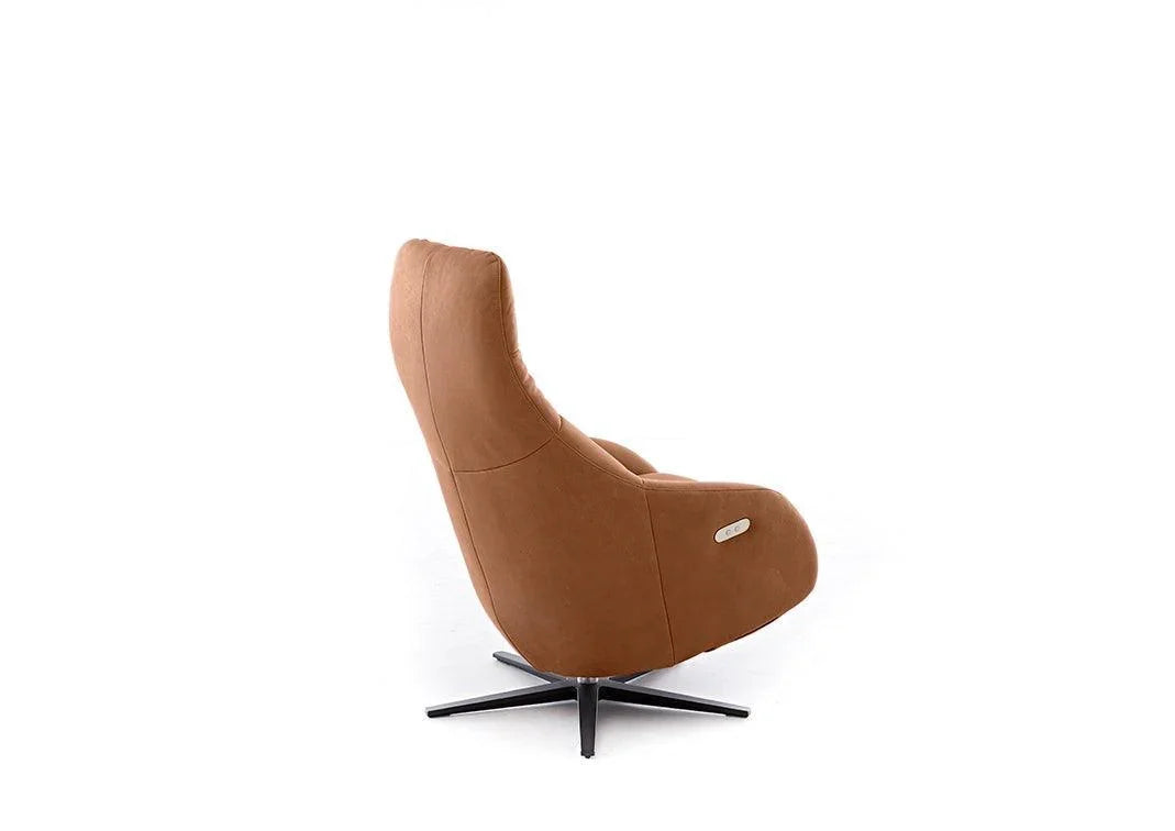 W.SCHILLIG Sessel filippoo 32702 in Leder Z78/50 latte macchiato - Komfortmöbel24
