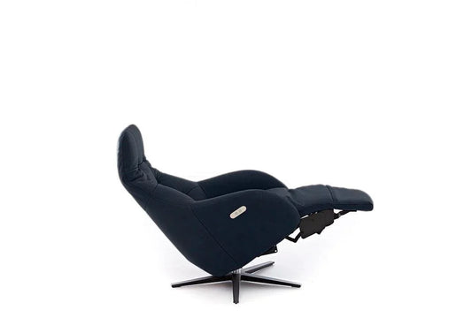W.SCHILLIG Sessel filippoo 32702 Leder Z78/28 navy - Komfortmöbel24