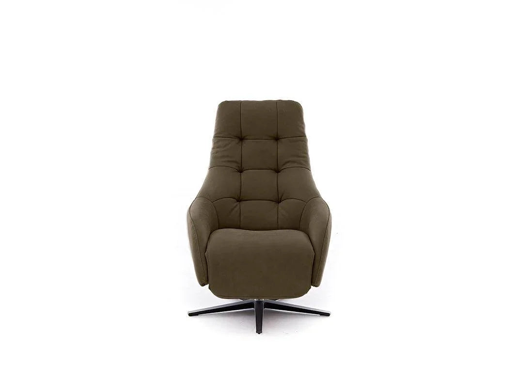 W.SCHILLIG Sessel filippoo 32702 Leder Z78/36 olive - Komfortmöbel24
