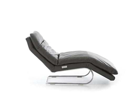 W.SCHILLIG Relaxliege daily dreams 47000 K75 Leder Z73/95 graphite - Komfortmöbel24