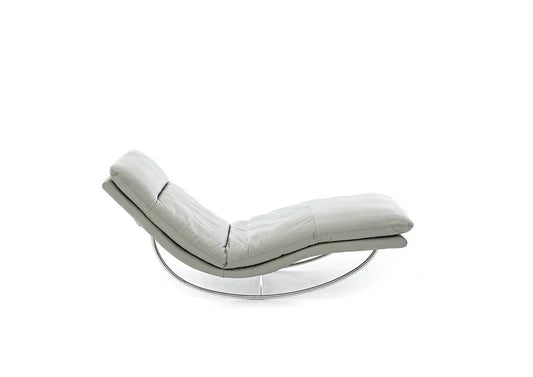 W.SCHILLIG Relaxliege daily dreams 47000 K85 Leder Z73/22 grey - Komfortmöbel24