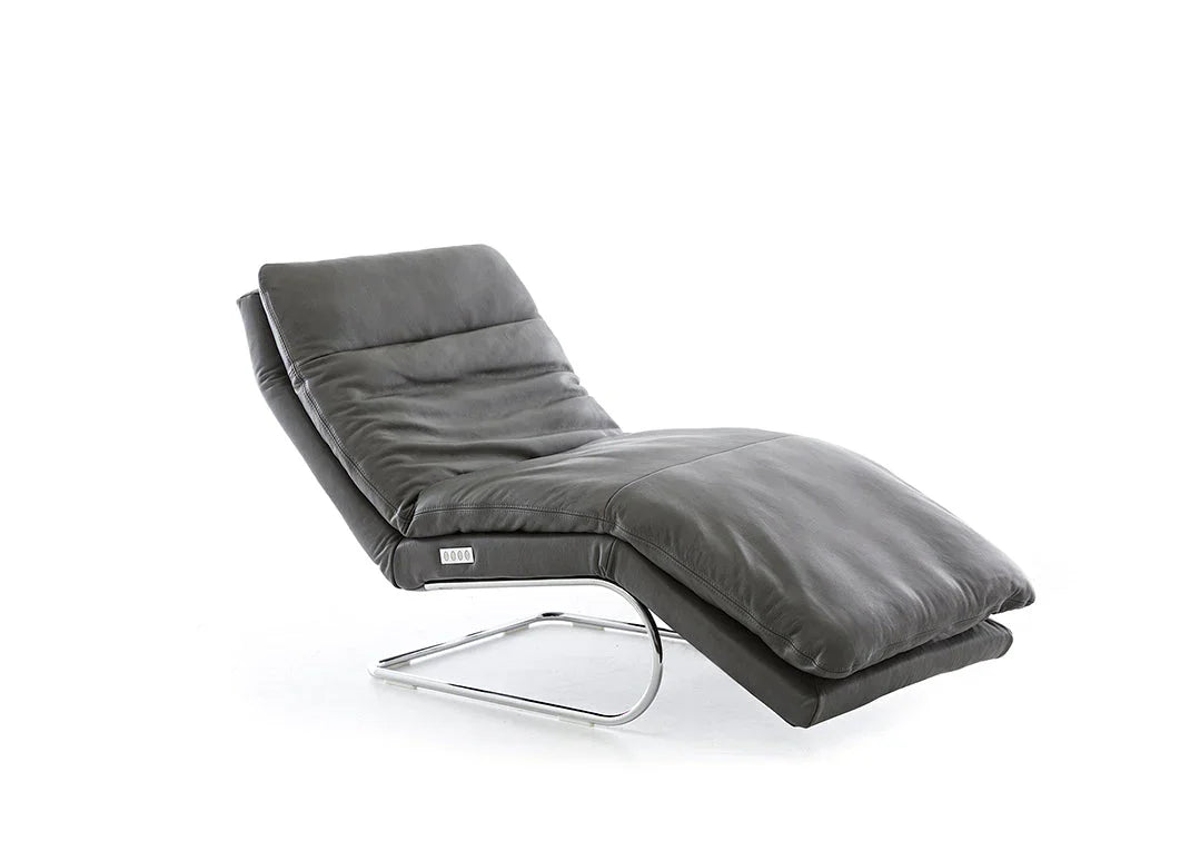W.SCHILLIG Relaxliege daily dreams 47000 K85 Leder Z75/95 anthracite - Komfortmöbel24