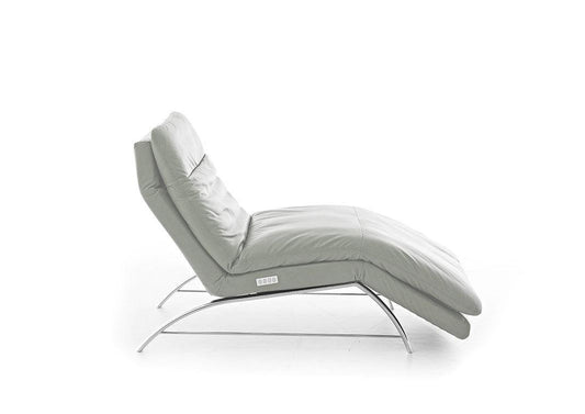 W.SCHILLIG Relaxliege daily dreams 47000 K95 Leder Z73/22 grey - Komfortmöbel24