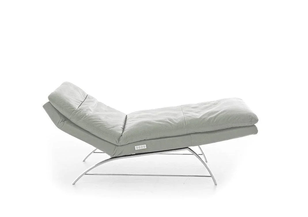 W.SCHILLIG Relaxliege daily dreams 47000 K95 Leder Z73/22 grey - Komfortmöbel24