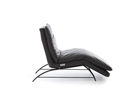 W.SCHILLIG Relaxliege daily dreams 47000 K95 Leder Z73/99 nachtschwarz - Komfortmöbel24