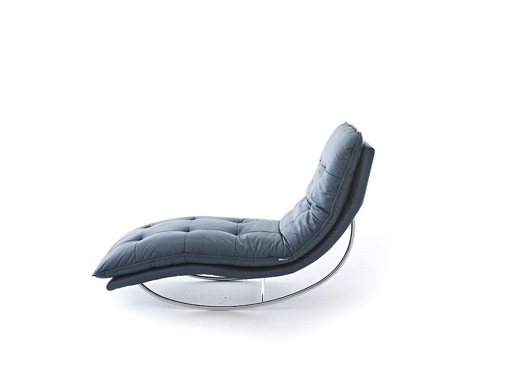 W.SCHILLIG Relaxliege daily dreams 47002 K75 Leder Z59/29 blau - Komfortmöbel24