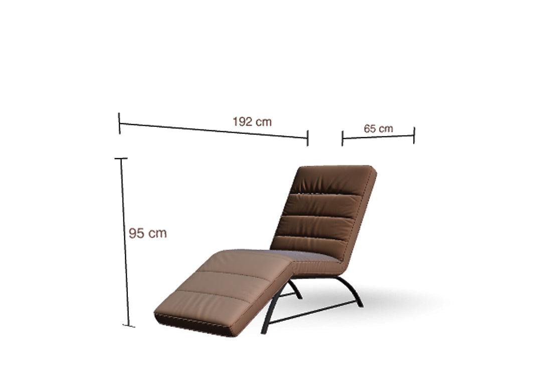 W.SCHILLIG Relaxliege daily-dreams 47003 K65 Leder Z84/21 fango - Komfortmöbel24