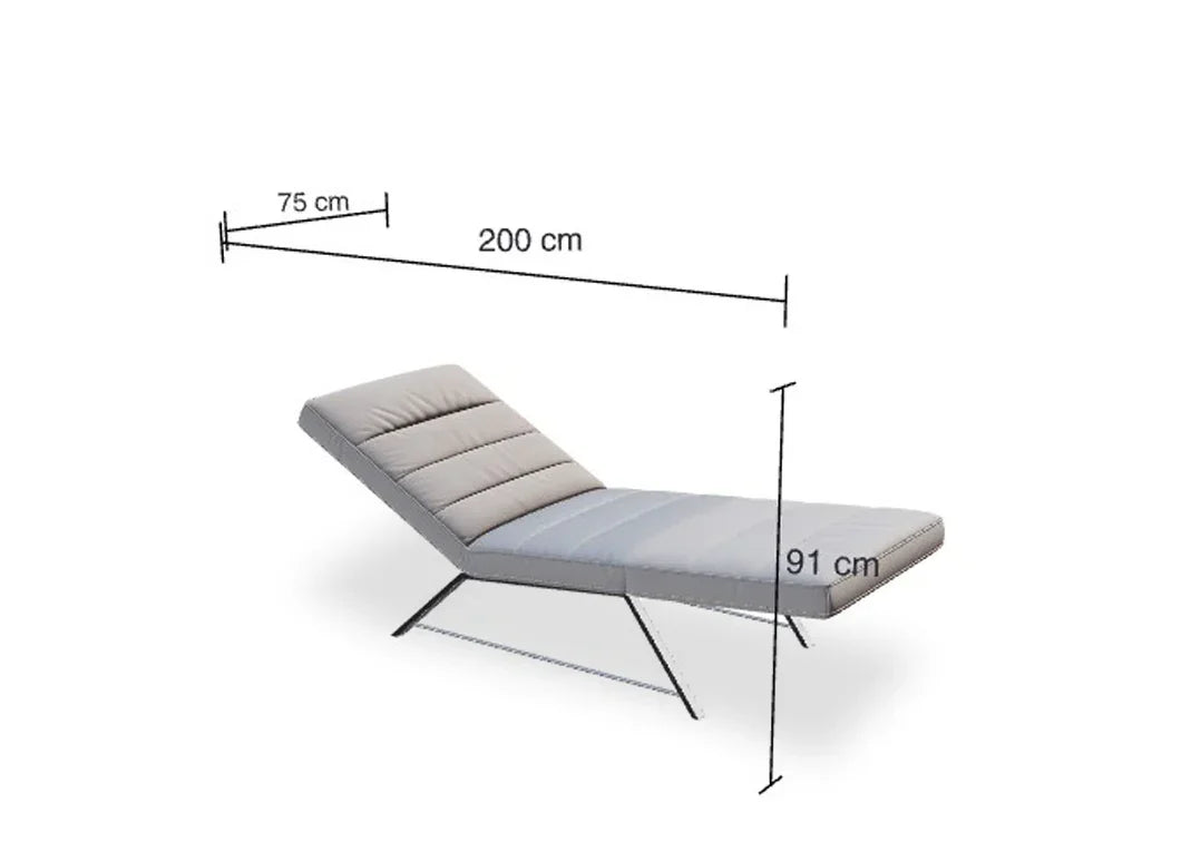 W.SCHILLIG Relaxliege daily-dreams 47003 K75 Stoff S37/21 grey - Komfortmöbel24