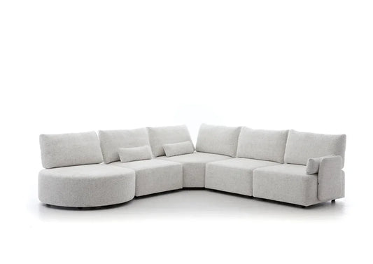 KM24 be:smart Ecksofa rechts 99331 Stoff (wählbar) - Komfortmöbel24