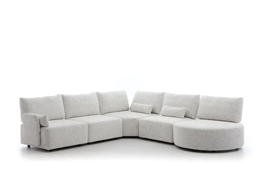 KM24 be:smart Ecksofa links 99331 Stoff (wählbar) - Komfortmöbel24