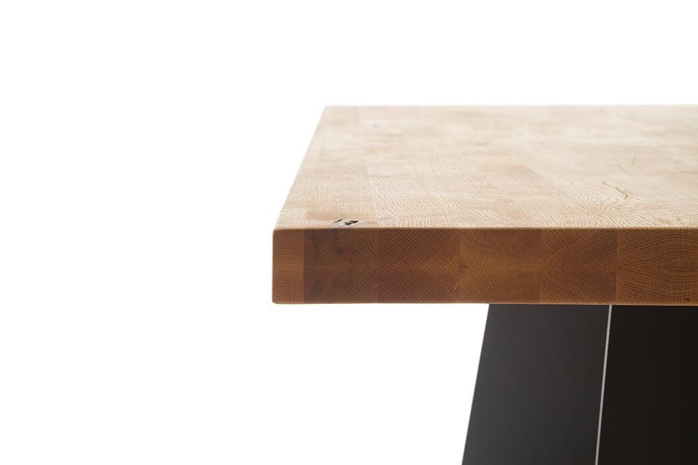 MCA Esszimmertisch «amsterdam» Balkeneiche/Wildeiche geölt 220x100 cm - Komfortmöbel24