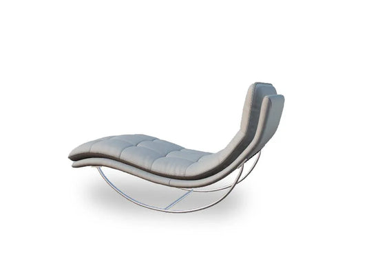 W.SCHILLIG Relaxliege daily dreams 47002 K65 Leder Z69/22 light grey - Komfortmöbel24