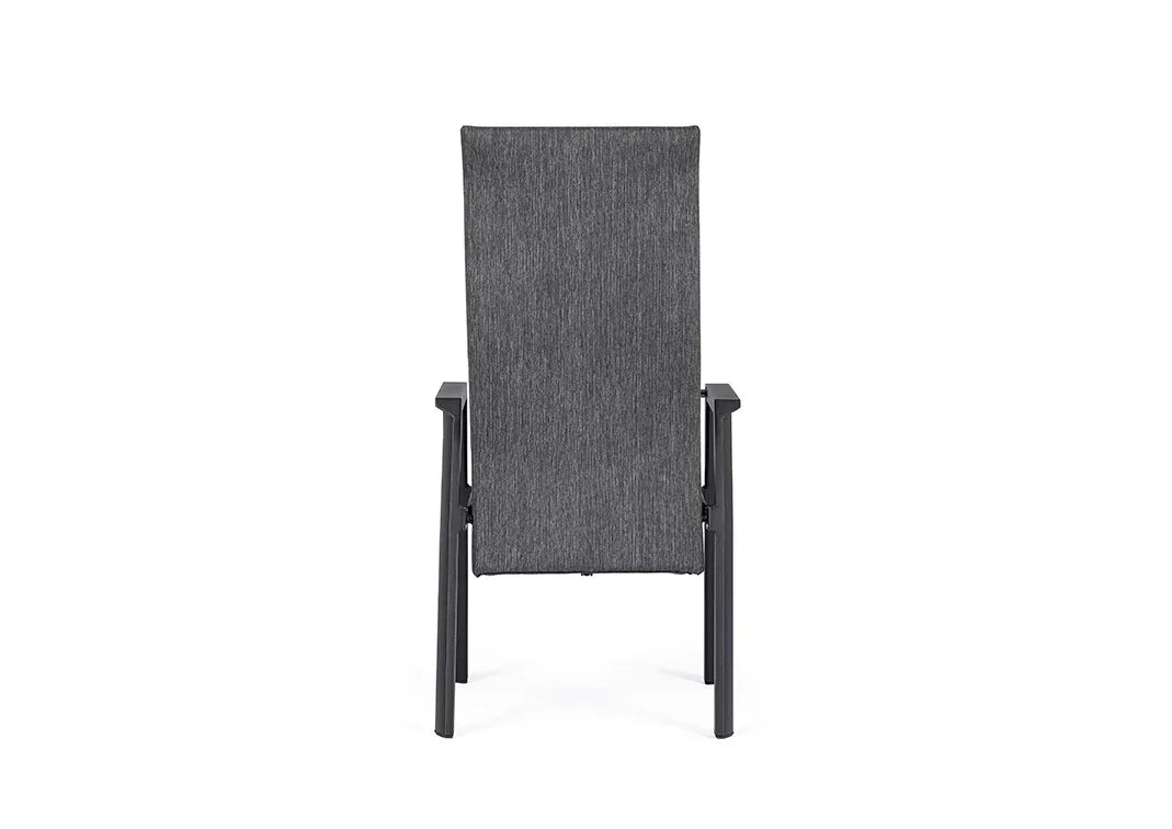 Bizzotto Outdoor Gartenstuhl Ethan mit Armlehnen und verstellbarer Rückenlehne - Komfortmöbel24