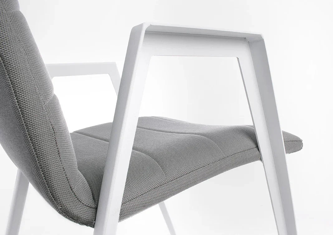 Bizzotto Outdoor Gartenstuhl-2er-Set Axor mit Armlehnen - Komfortmöbel24