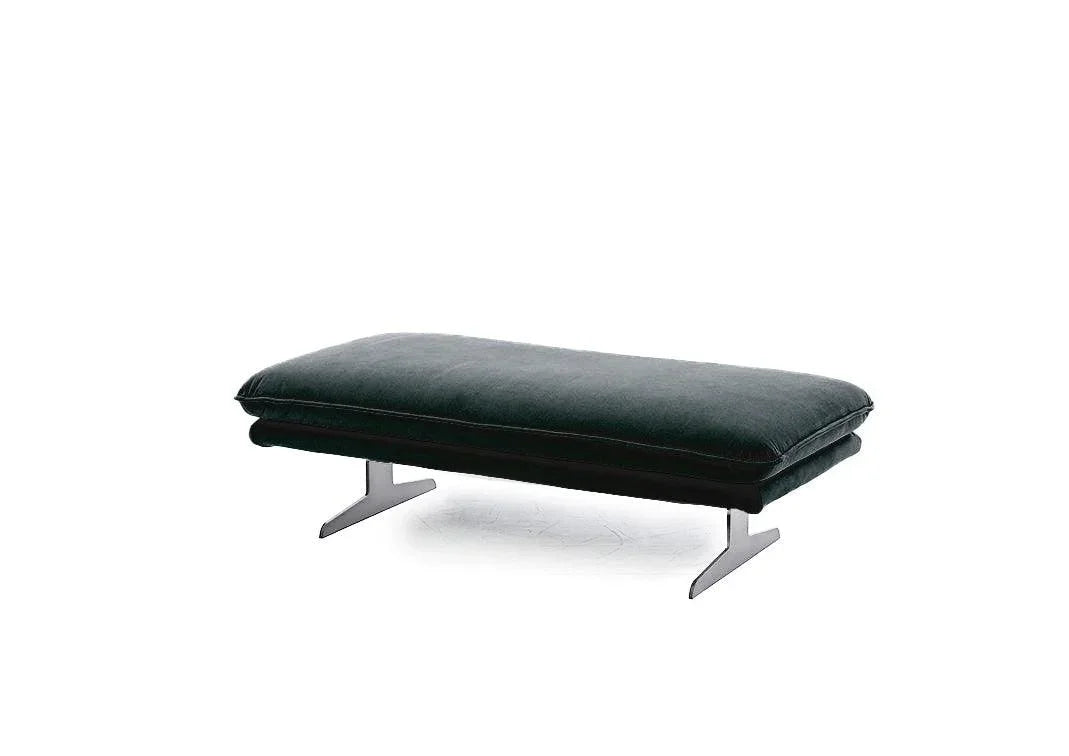 W.SCHILLIG Hocker broadway 16777 G120 in Stoff S37/95 anthracite - Komfortmöbel24