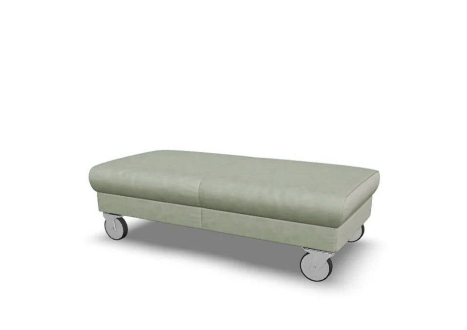 W.SCHILLIG Hocker piedroo plus 21156 G140 Leder Z69/32 green tea