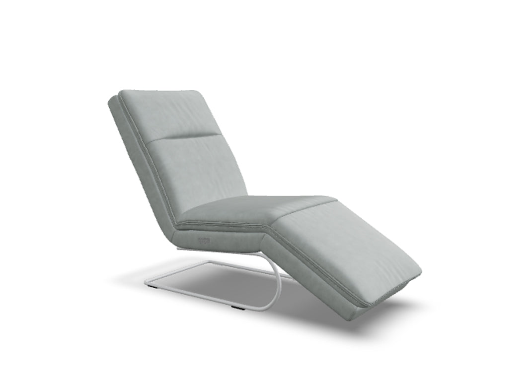 W.SCHILLIG Relaxliege daily dreams 47001 K65 Leder Z69/22 light grey