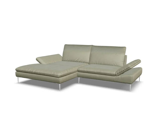 W.SCHILLIG Longchair enjoy&MORE 15450 Leder Z75/49 sand - Komfortmöbel24