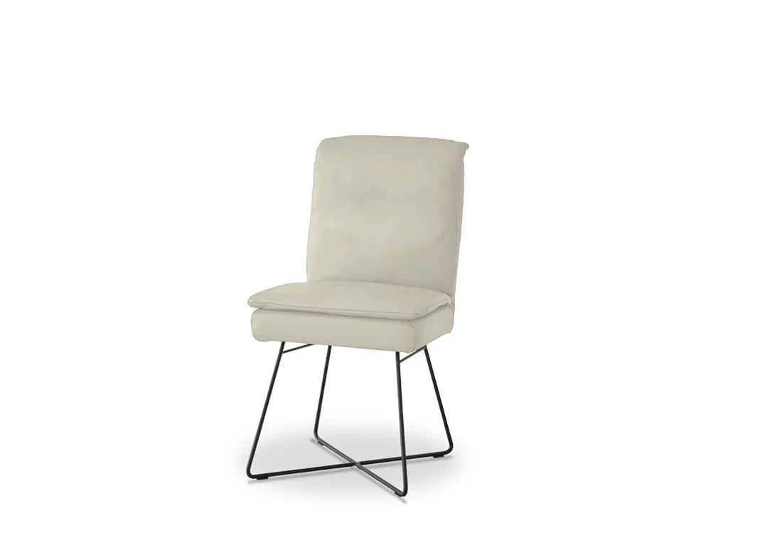 W.SCHILLIG seat&eat lounge 11752 MZ Leder Z62/42 Weiss - 6er-Set