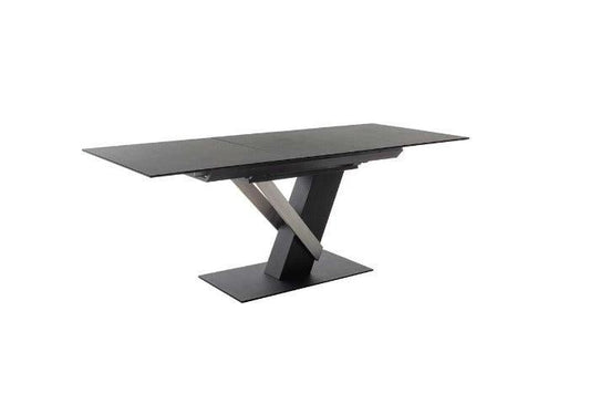 MCA ausziehbarer Esszimmertisch «massaro» Keramik mit Sicherheitsglas 160-210x90 cm - Komfortmöbel24