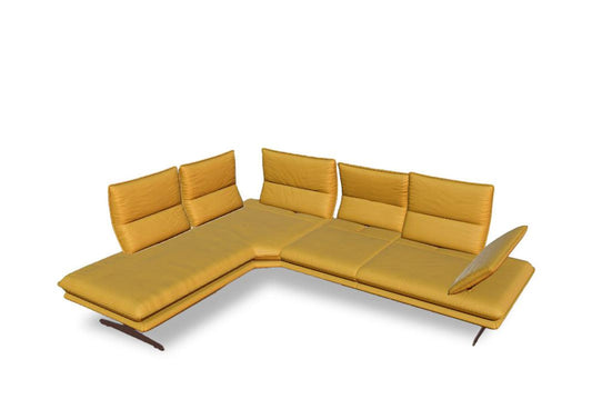 W.SCHILLIG Ecksofa broadway 16777 Leder Z73/70 sunrise - Komfortmöbel24