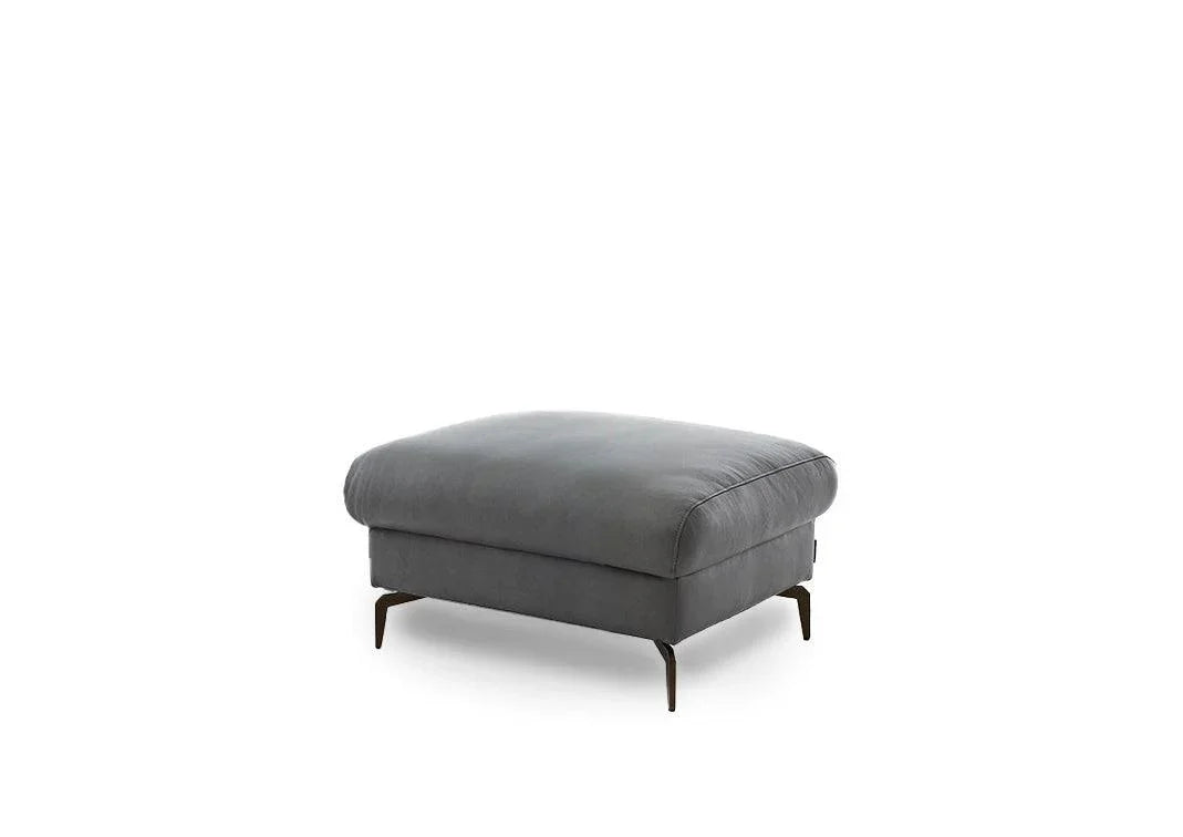 W.SCHILLIG Hocker piedroo 21156 G70 Leder Z59/95 graphit - Komfortmöbel24