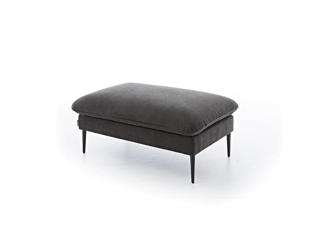W.SCHILLIG Hocker enjoy&MORE 15450 G105 Stoff R66/95 anthracite - Komfortmöbel24
