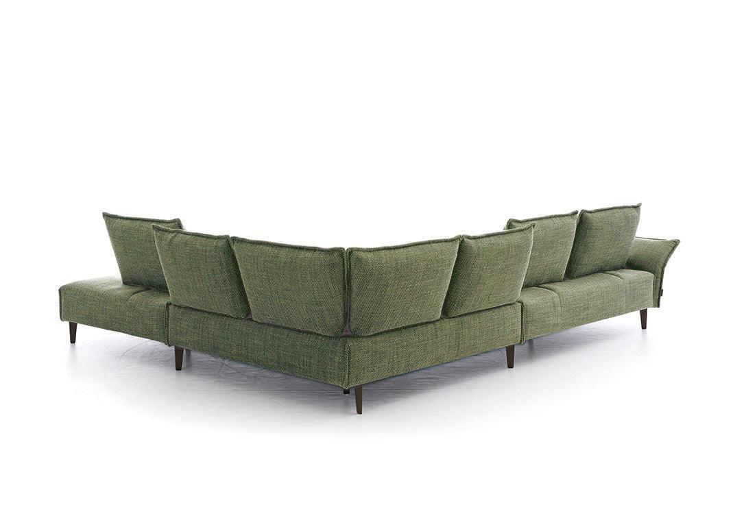 W.SCHILLIG Ecksofa bonnie 16660 Stoff W82/37 green - Komfortmöbel24