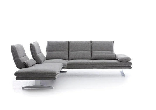 W.SCHILLIG Ecksofa broadway 16777 Stoff R66/22 dolphin ohne Kissen - Komfortmöbel24