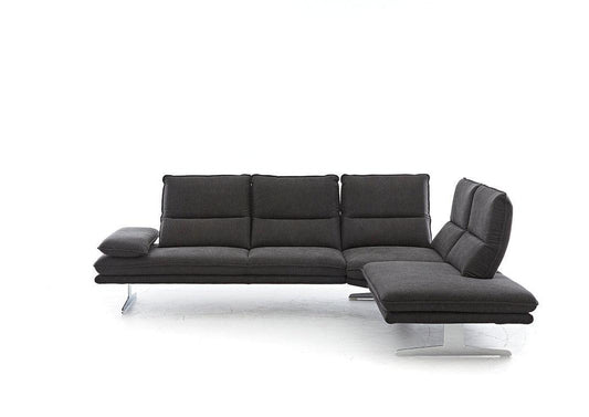 W.SCHILLIG Ecksofa broadway 16777 Stoff R66/95 anthracite - Komfortmöbel24