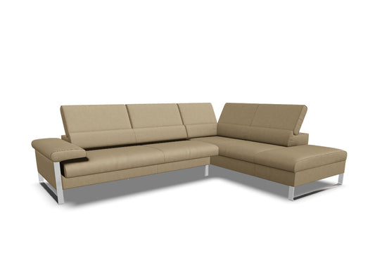 W.SCHILLIG Ecksofa finn 20974 Stoff V52/48 sand