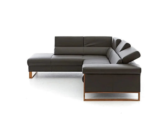 W.SCHILLIG Ecksofa finn 20974 Leder Z59/54 braun - Komfortmöbel24