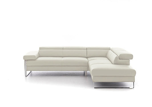 W.SCHILLIG Ecksofa finn 20974 Leder Z84/43 ivory