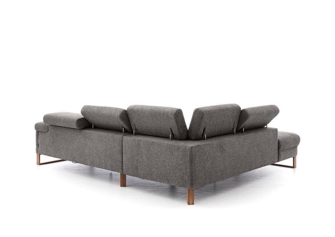 W.SCHILLIG Ecksofa finn 20974 Stoff S22/23 grey - Komfortmöbel24