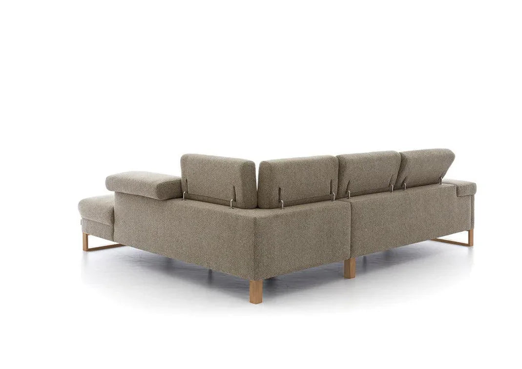 W.SCHILLIG Ecksofa finn 20974 Stoff S22/49 sesame - Komfortmöbel24