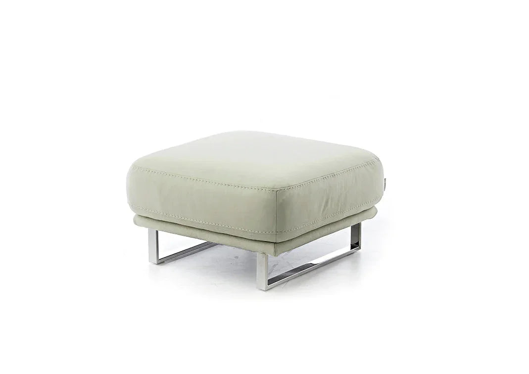 W.SCHILLIG Hocker montanaa 24250 G70 Leder Z59/20 eisgrau