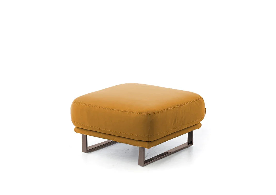 W.SCHILLIG Hocker montanaa 24250 G70 Leder Z69/52 kurkuma - Komfortmöbel24