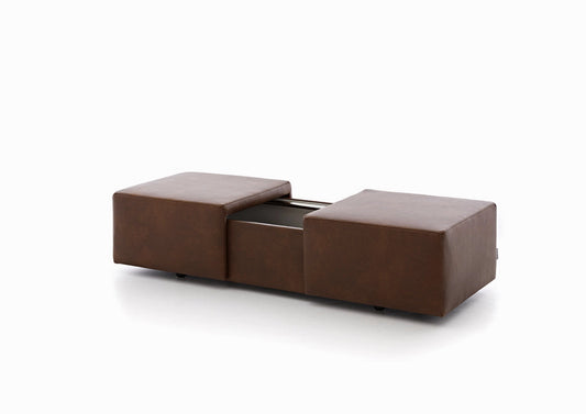 W.SCHILLIG Hocker taboo 22070 GF004 Leder Z75/55 espresso