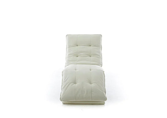 W.SCHILLIG Relaxliege daily dreams 47002 K75 Leder Z59/42 weiß - Komfortmöbel24