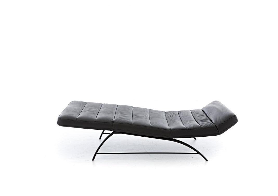 W.SCHILLIG Relaxliege daily-dreams 47003 K95 in Leder Z59/99 schwarz - Komfortmöbel24
