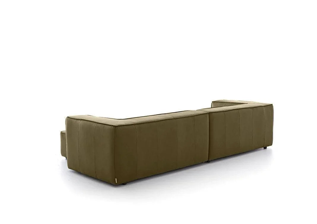 W.SCHILLIG Longchair around-the-block 18050 Leder Z69/36 camouflage - Komfortmöbel24