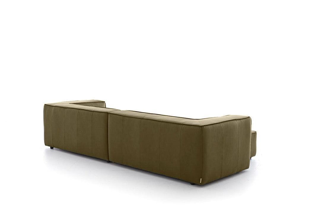 W.SCHILLIG Longchair around-the-block 18050 Leder Z69/36 camouflage - Komfortmöbel24